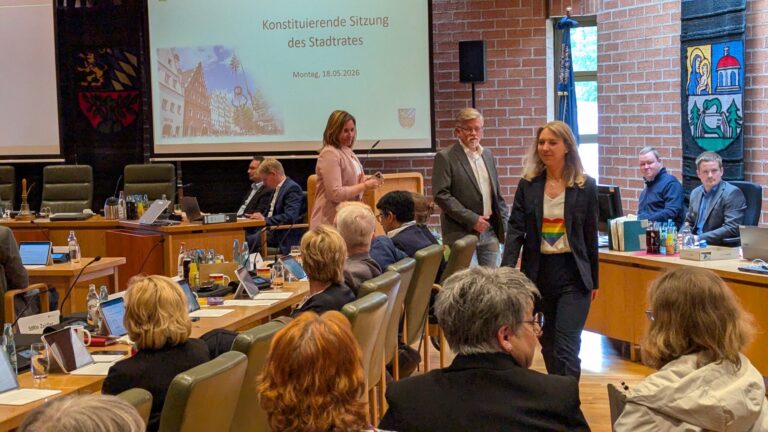 Konstituierende Sitzung des Stadtrates